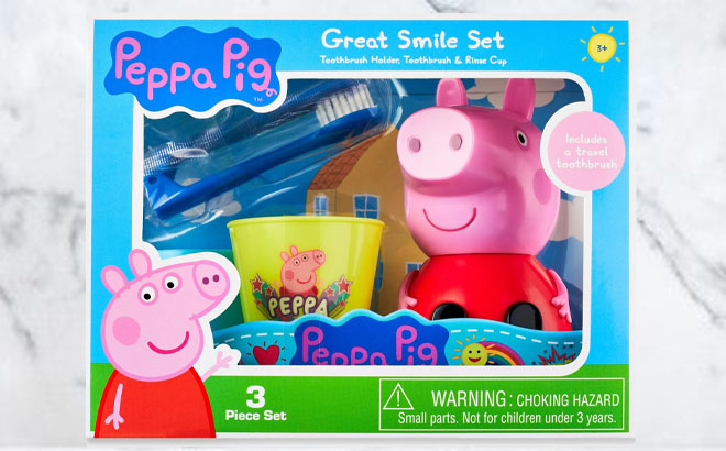 Peppa Pig 3 Piece Great Smiles Set