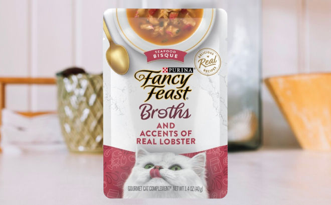 Purina Fancy Feast Broths Seafood Bisque Cat Food