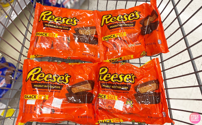 REESES Milk Chocolate Peanut Butter Snack Candy Bag