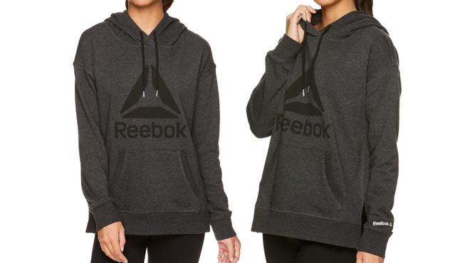 Reebok Womens Elite Cozy Graphic Hoodie