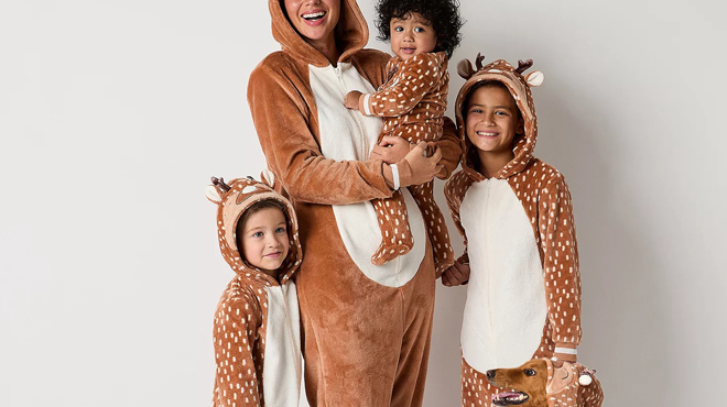 Reindeer Matching Family Pajamas