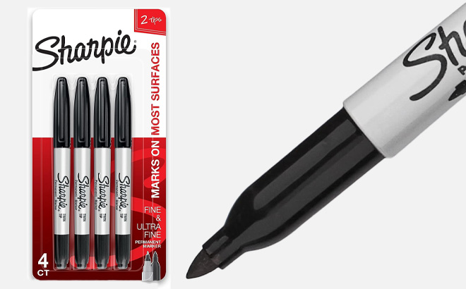 SHARPIE Twin Tip Permanent Markers