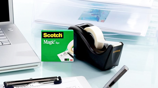 Scotch Magic Tape 6 Rolls with Dispenser