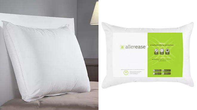 Sealy All Positions Adjustable Support Pillow and Allerease Cotton Pillow