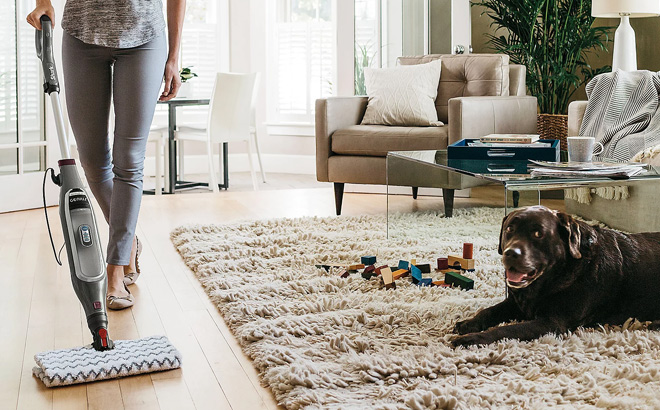 Shark Genius Steam Pocket Mop in Use