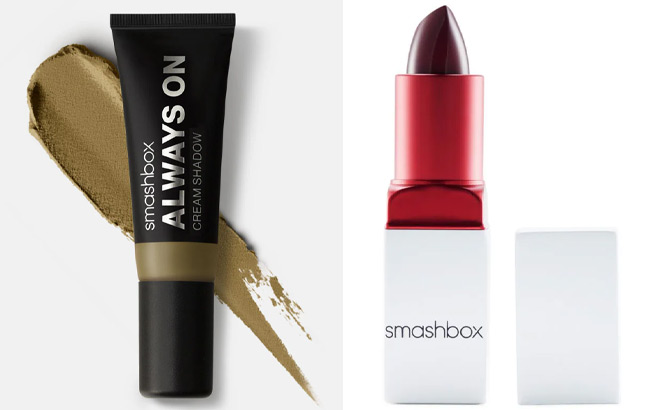 Smashbox Always On Cream Eye Shadow and Lipstick