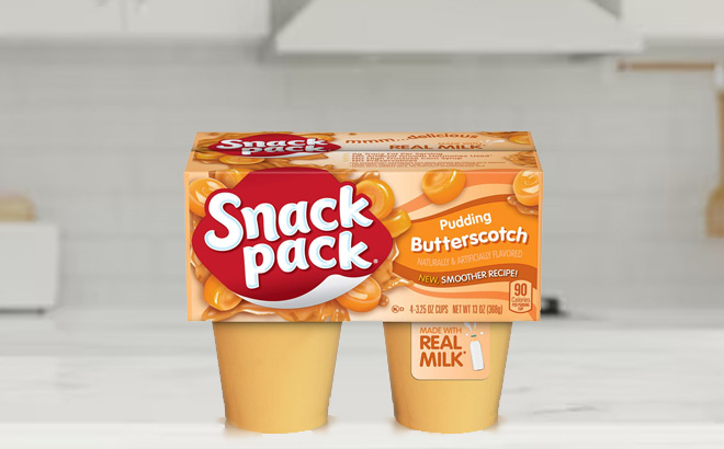 Snack Pack 4 Count Butterscotch Pudding Cups