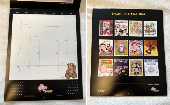 Snort Pig Hock Em Sock Em 2024 Calendar