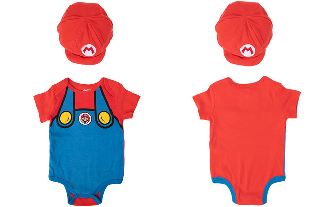 Super Mario Bros Snap Tee Baby Set