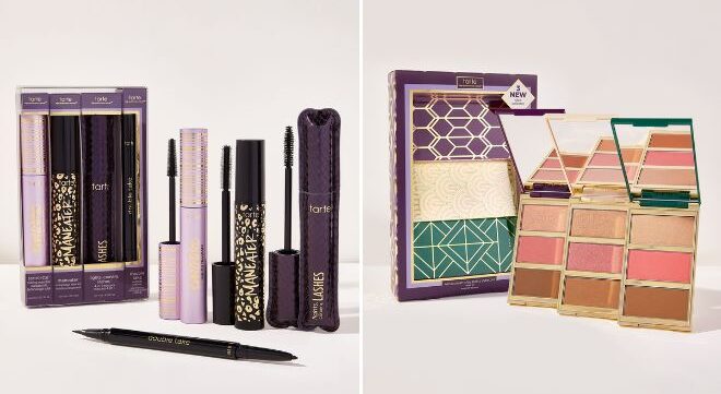 Tarte Cosmetics Lash Wish List Set and Amazonian Clay Party Paletts Cheek Set