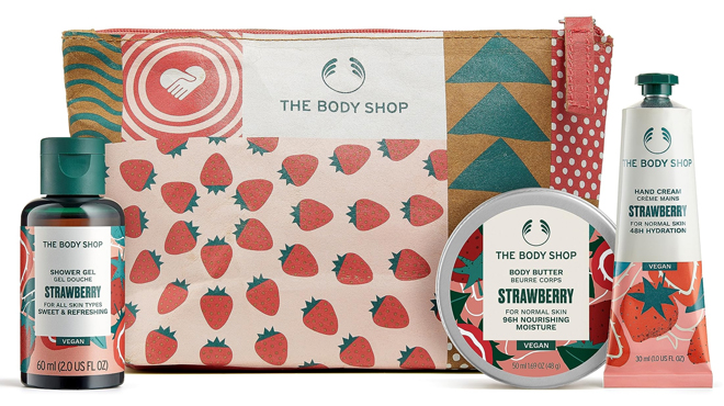 The Body Shop Jolly Juicy Strawberry Mini Holiday Gift