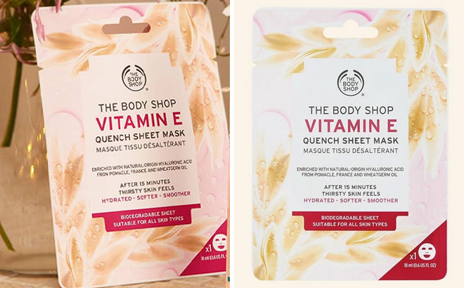 The Body Shop Vitamin E Quench Sheet Masks