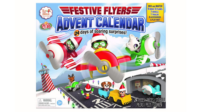 The Elf on the Shelf Festive Flyers Advent Calendar on White Background