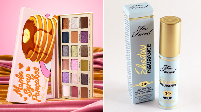 Too Faced Maple Syrup Pankaces and Shadow Insurance Eye Shadow Primer