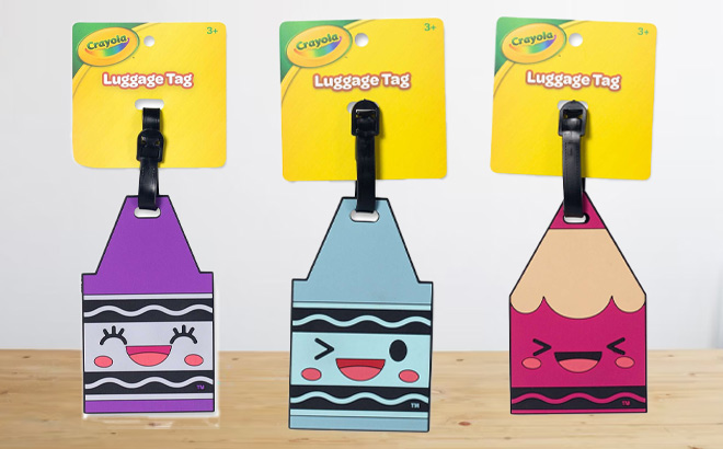 Tree Crayola Face Luggage Tags 1