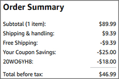 Tronsmart Bang SE Portable Bluetooth Speaker Order Summary