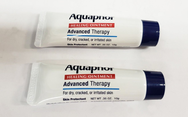 Two Aquaphor OintmentTubes