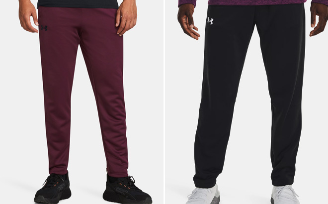 Two Under Armour Mens Fleece Pants