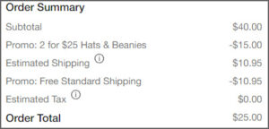 Two Vans Milford Beanies at Checkout