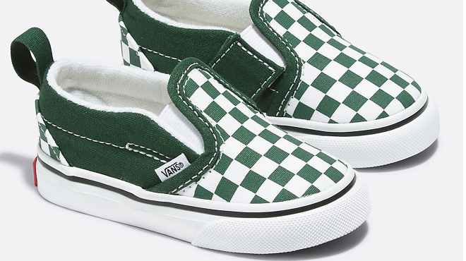 VANS Baby Slip On V Checkerboard Shoes