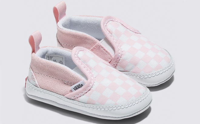 VANS Baby Slip On V Crib Checkerboard Shoes