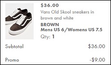 VANS Womens Old Skool Shoes Checkout