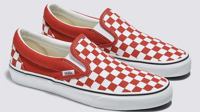 Vans Classic Slip On Checkerboard Shoes