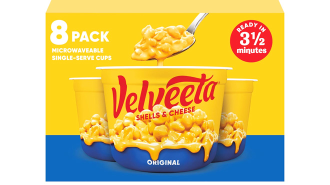 Velveeta Shells Cheese Original Microwavable Macaroni and Cheese Cups