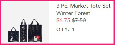 Vera Bradley 3 Piece Market Tote Set Summary