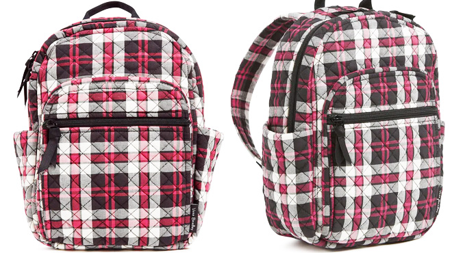 Vera Bradley Small Backpack Fireplace Plaid