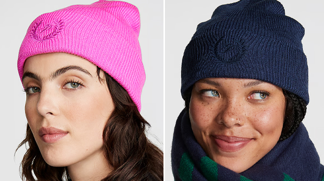 Victorias Secret PINK Rib Knit Beanies