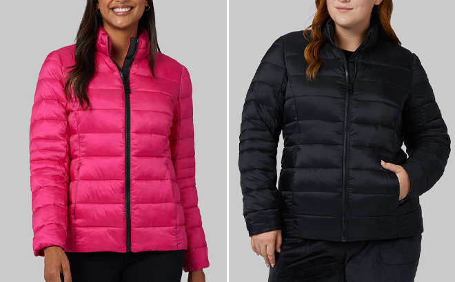 Women Wearing Poly Packable Jacket