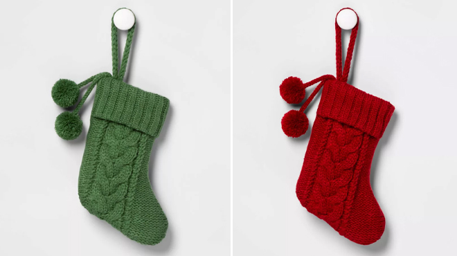 Wondershop Mini Cable Knit Christmas Stocking