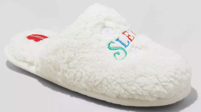 Wondershop Womens Sleigh What Scuff Slippers