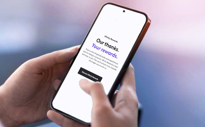 Xfinity Rewards on Phone 1