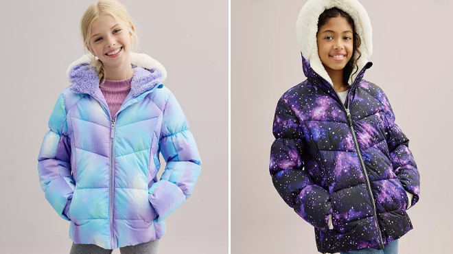 ZeroXposur Girls Heavyweight Puffer Jackets