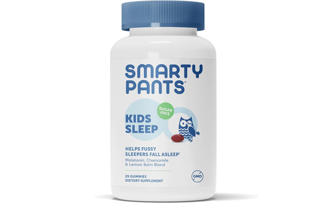 an Image of SmartyPants Kids Melatonin Gummies 25 Count