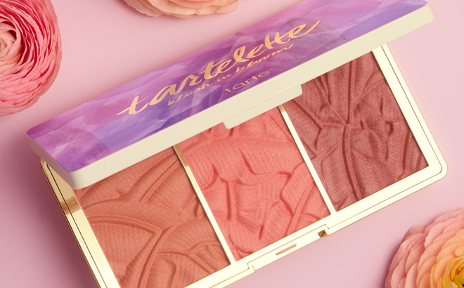 an Image of Tarte Tartelette Blush In Bloom Amazonian Clay Cheek Palette