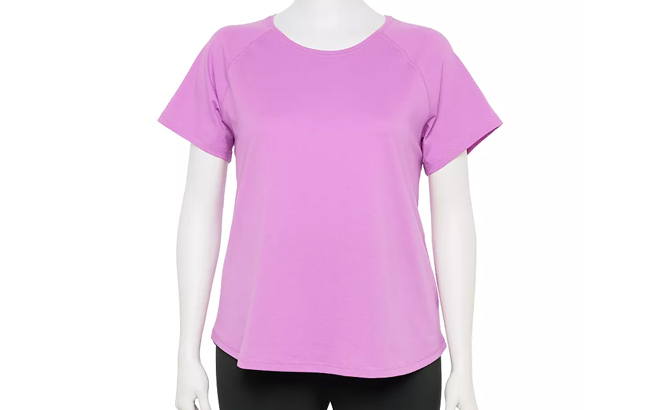 an Image of Tek Gear Womens Core Raglan Tee