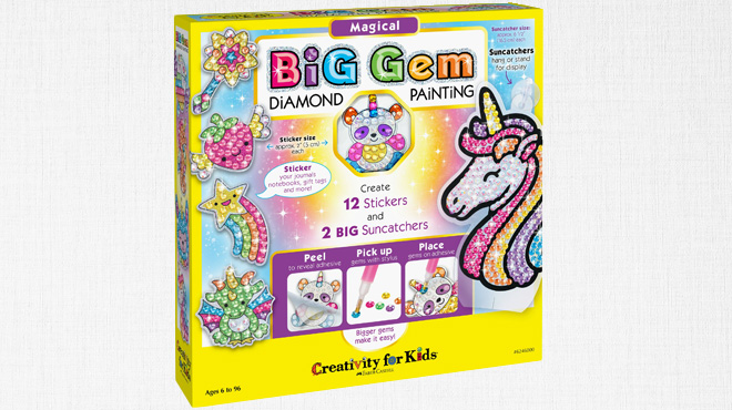 an Image of a Creativity for Kids Big Gem Diamond Painting Kit