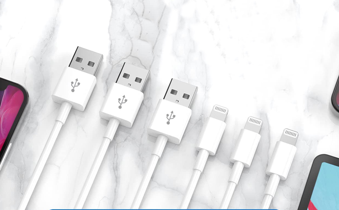 iPhone Charger Cord Lightning Cable MFi Certified 3 Pack