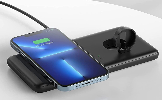 2 in 1 Wireless Charging Pad