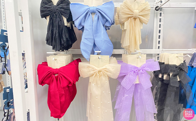 A New Day Bow Hair Clips in Store