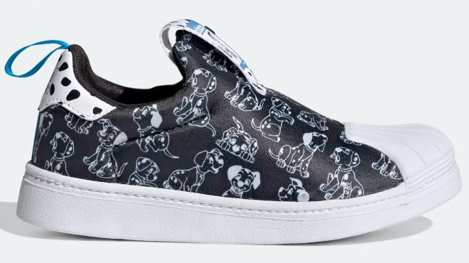 ADIDAS ORIGINALS X DISNEY 101 DALMATIANS SUPERSTAR 360 SHOES KIDS