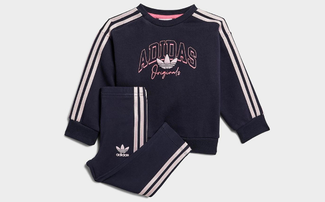 Adidas Baby Sweatshirt and Leggings Set