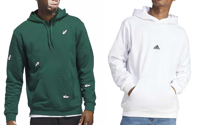 Adidas Brand Love Fleece Hoodie Mens Sweatshirt