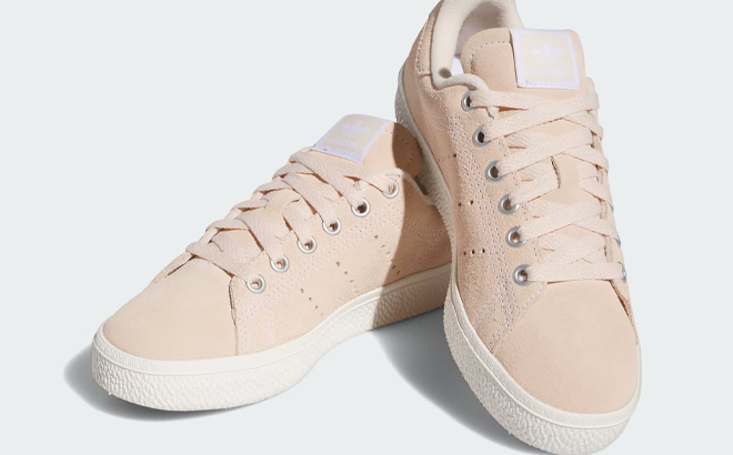 Adidas Kids Stan Smith Cs Shoes in Light Pink