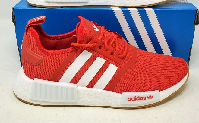 Adidas Mens NMD Shoes in Red