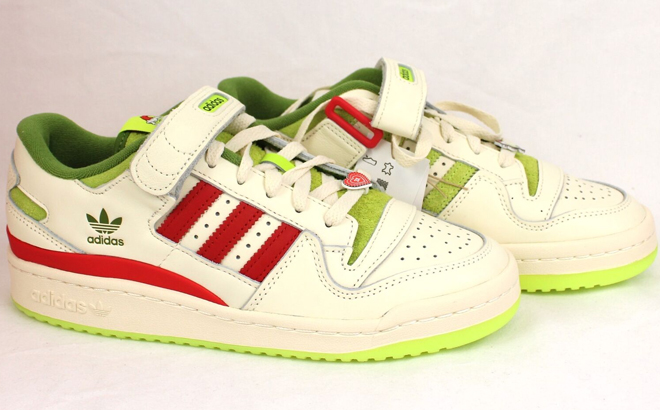 Adidas Originals x The Grinch Forum Low Shoes