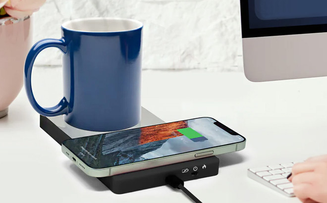 Aduro Tech Theory Mug Warmer Wireless Charging Pad